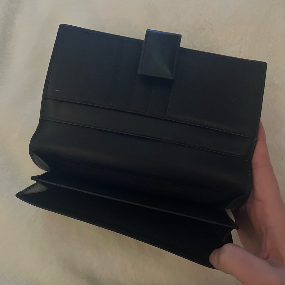 Authentic Black Leather & Pvc Gucci Wallet - Picture 5 of 5
